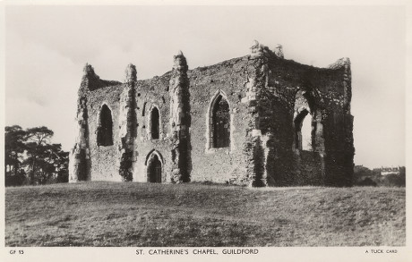 St Catherines Chapel Guildford 1930s Editorial Stock Photo - Stock ...