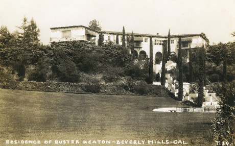 Residence Buster Keaton Beverly Hills Hollywood Editorial Stock Photo ...