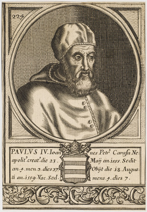 Pope Paulus Iv Giovanni Pietro Carafa Editorial Stock Photo - Stock ...