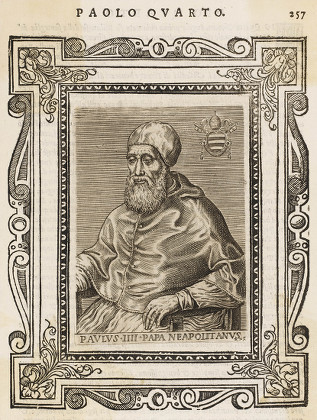 Pope Paulus Iv Giovanni Pietro Carafa Editorial Stock Photo - Stock ...