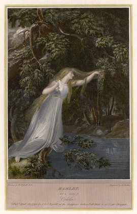 Ophelia Plunges Into Brook Shakespeare Hamlet Editorial Stock Photo ...