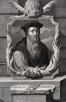 Thomas Cranmer Archbishop Canterbury Symbols His Editorial Stock Photo ...