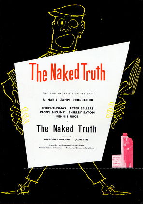 Naked Truth Films Promotional Poster Editorial Stock Photo - Stock