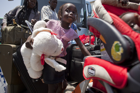 Girl South Sudan Clutches Her Teddy Editorial Stock Photo - Stock Image ...