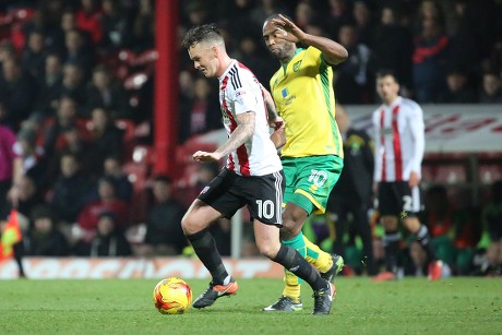 Brentford Midfielder Josh Mceachran 10 Shielding Editorial Stock Photo ...
