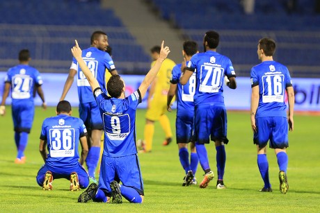 Alhilal Team Poses Prior Saudi Professional Editorial Stock Photo ...