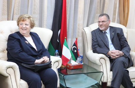 Libya Italy Interior Minister Visit - Apr 2012