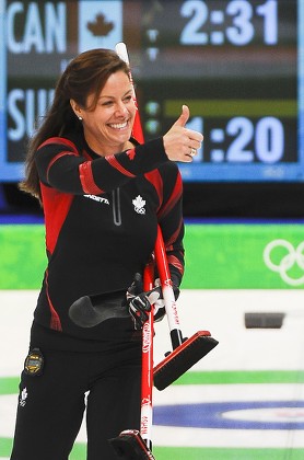 Canadas Skip Cheryl Bernard Gives Thumbs Editorial Stock Photo - Stock ...