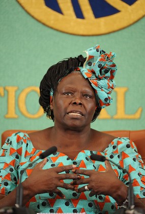 Wangari Muta Maathai Kenyan Born Nobel Editorial Stock Photo - Stock ...