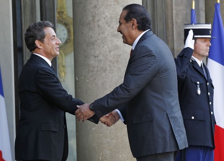 France Sarkozy Meets with Qatari Prime Minister - May 2011