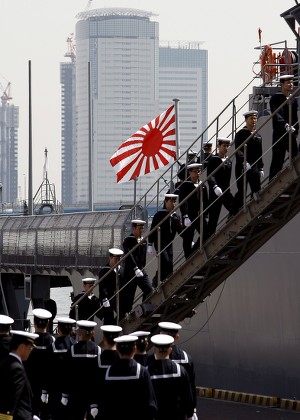 Japanese Maritime Selfdefence Forces Jmsdf Crew Editorial Stock Photo ...