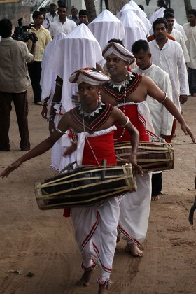 Led By Throbbing Rhythms Drummers Sri Editorial Stock Photo - Stock ...