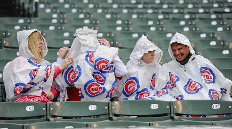 Boston Red Sox Fan Struggles Rain Editorial Stock Photo - Stock Image