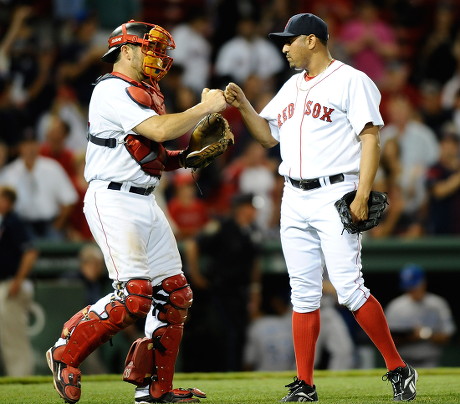 Boston Red Sox Catcher Jason Varitek Editorial Stock Photo - Stock Image