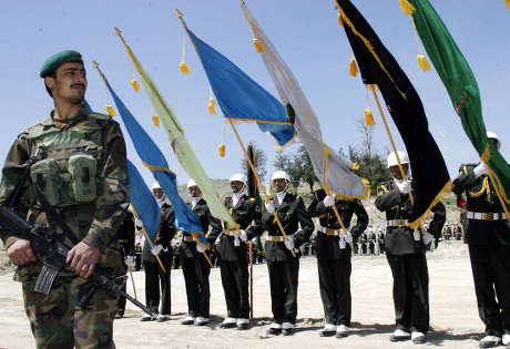 Afghan Soldiers Attend Cornerstone Laying Dedication Editorial Stock ...