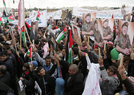 Jordanian Gather Streets During March Amman Editorial Stock Photo ...