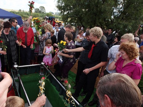 Terre'Blanche's funeral in South Africa