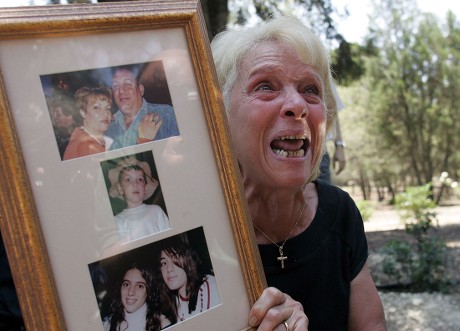 RELATIVES VICTIMS HELIOS AIRWAYS AIRPLANE CRASH Editorial Stock Photo