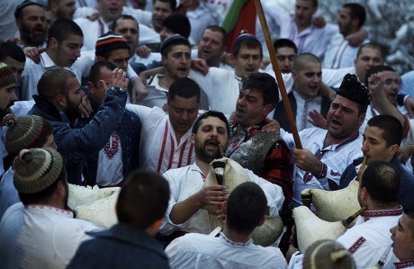 Epiphany Day celebrations in Bulgaria, Kalofer - 06 Jan 2017 Stock ...