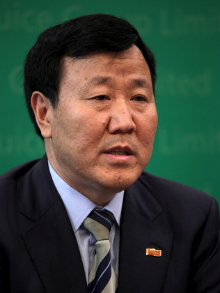 Zhu Xinli Founder Chairman China Huiyuan Editorial Stock Photo - Stock