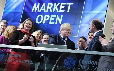 Britain Boris Johnson London Stock Exchange - Feb 2013