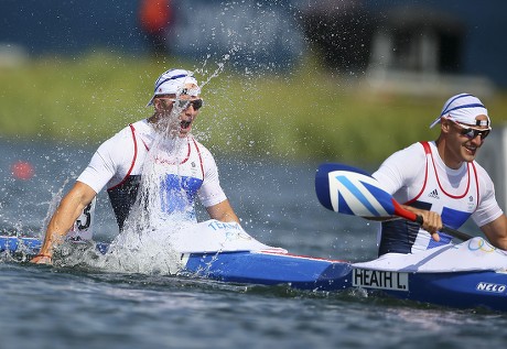 Denmarks Kasper Bleibach Throws His Paddle Editorial Stock Photo