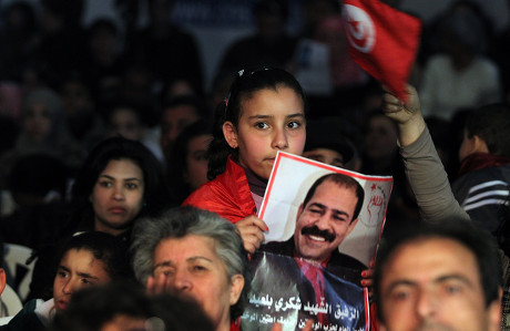 Tunisia Choukri Belaid 40-day Mourning - Mar 2013