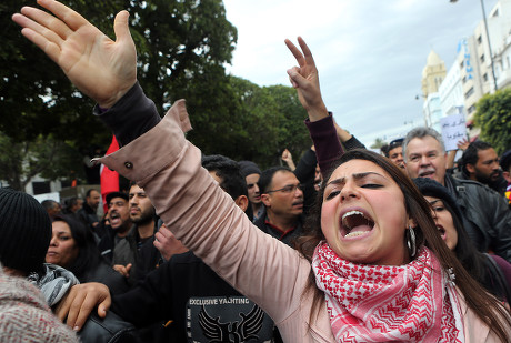 Tunisia Protest - Feb 2013
