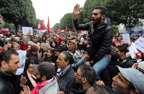 Tunisia Protest - Feb 2013