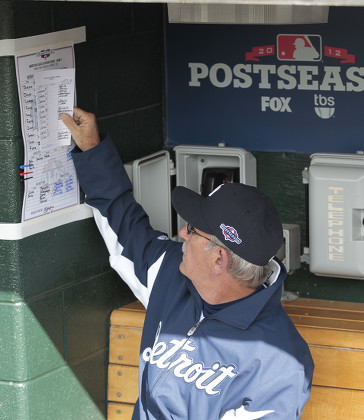 Detroit Tigers Phil Coke C Lifts Editorial Stock Photo - Stock Image