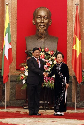 Myanmars Vice President U Nyan Tun Editorial Stock Photo - Stock Image ...