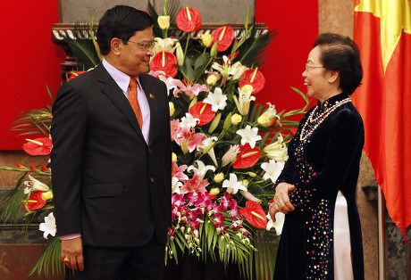 Myanmars Vice President U Nyan Tun Editorial Stock Photo - Stock Image ...