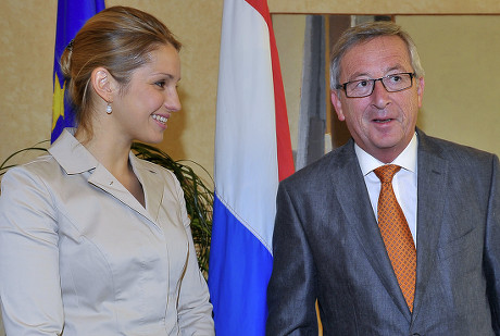 Luxembourg Ukraine Tymoshenko Daughter Yevgenia Visit - Aug 2012