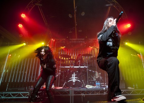 Lacuna Coil in concert at the Garage, Glasgow, Scotland, UK - 25 Oct 2012