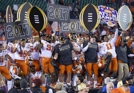 Clemson Players Celebrate Their Victory After Editorial Stock Photo ...