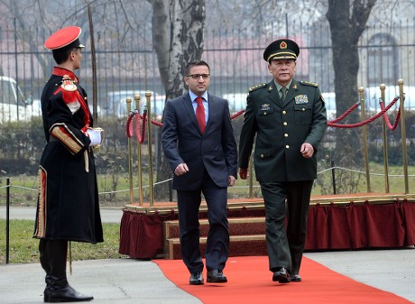 Fyrom China Defence Minister Visits - Jan 2013