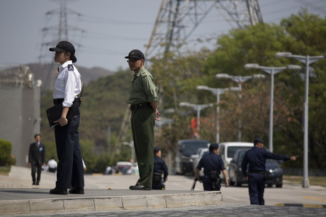 Hong Kong Correctional Services Officers Stand Editorial Stock Photo ...