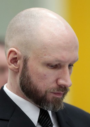 Appeal case of convicted mass murderer Anders Breivik, Skien, Norway - 10 Jan 2017