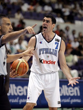 Italys Matteo Soragna R Reacts Foul Editorial Stock Photo Stock Image