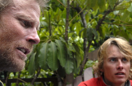 American Climber Conrad Anker (l) Speaks with Journalists While British Climber Leo Houlding (r) Looks On - Jun 2007
