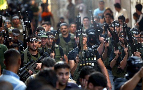 Members Fatah Armed Wing Alaqsa Brigades Editorial Stock Photo - Stock ...