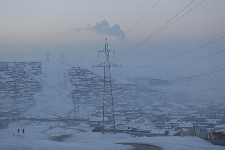 Air pollution in Ulaanbaatar reached disaster levels, Mongolian President Elbegdorj acknowledges, Mongolia - 12 Jan 2017