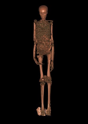 tutankhamun skeleton