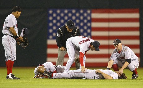 Injured Boston Red Sox Outfielder Johnny Editorial Stock Photo - Stock  Image