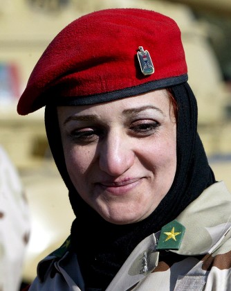 Iraqi Female Soldier Smiles She Takes Editorial Stock Photo - Stock ...