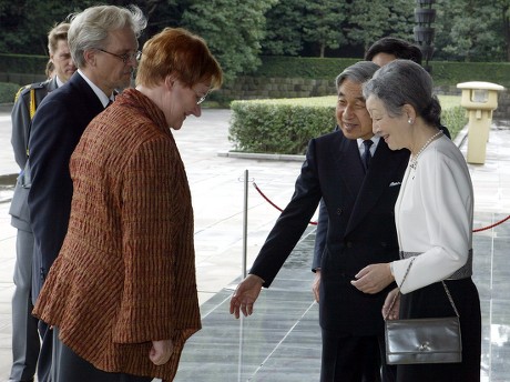 Japan Finland Halonen Visit with Emperor - Oct 2004