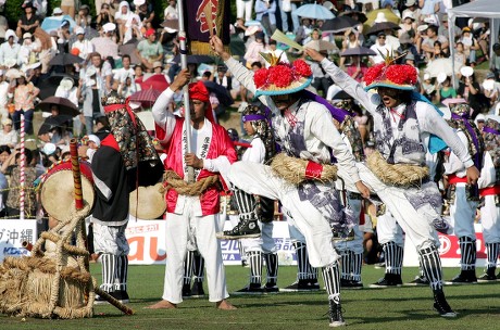 Okinawa Island Dancers Perform 50th Annual Editorial Stock Photo ...