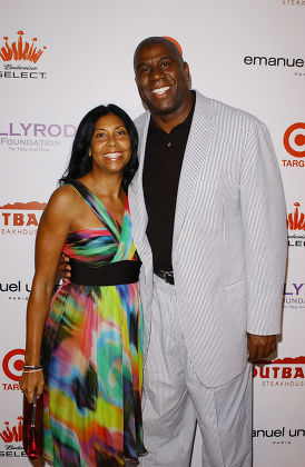 Earvin Magic Johnson Wife Cookie Editorial Stock Photo - Stock Image ...