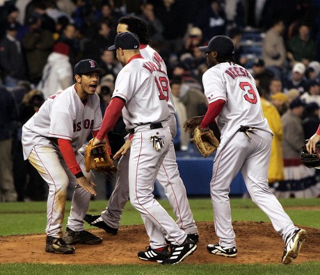 Boston Red Sox Players Orlando Cabrera Editorial Stock Photo - Stock Image