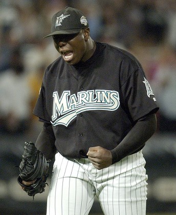 Florida Marlins Pitcher Dontrelle Willis Reacts Editorial Stock Photo -  Stock Image